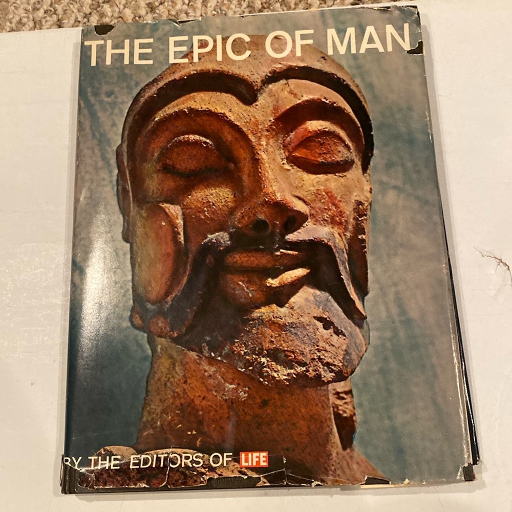 “The Epic of Man,” oversized hardcover with dust jacket